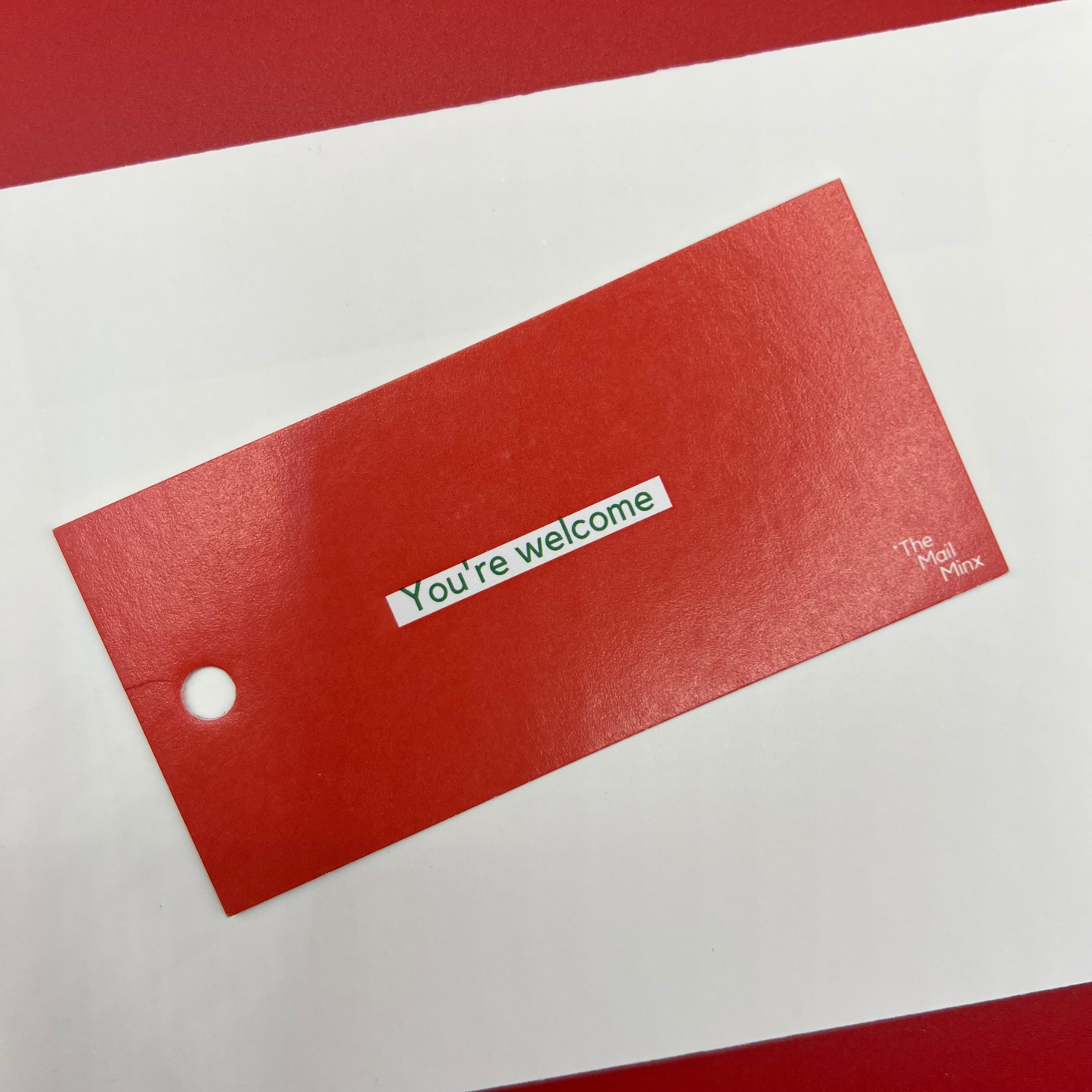 Gift tag - You're welcome