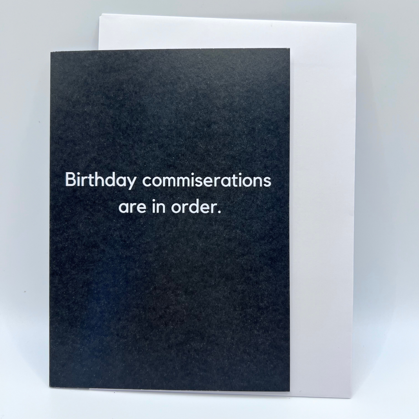 Birthday commiserations