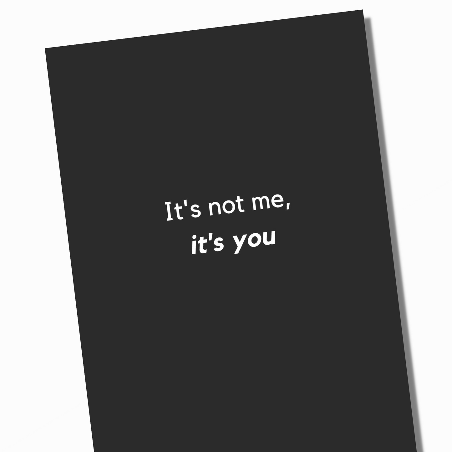 Seconds - It's not me, it's you