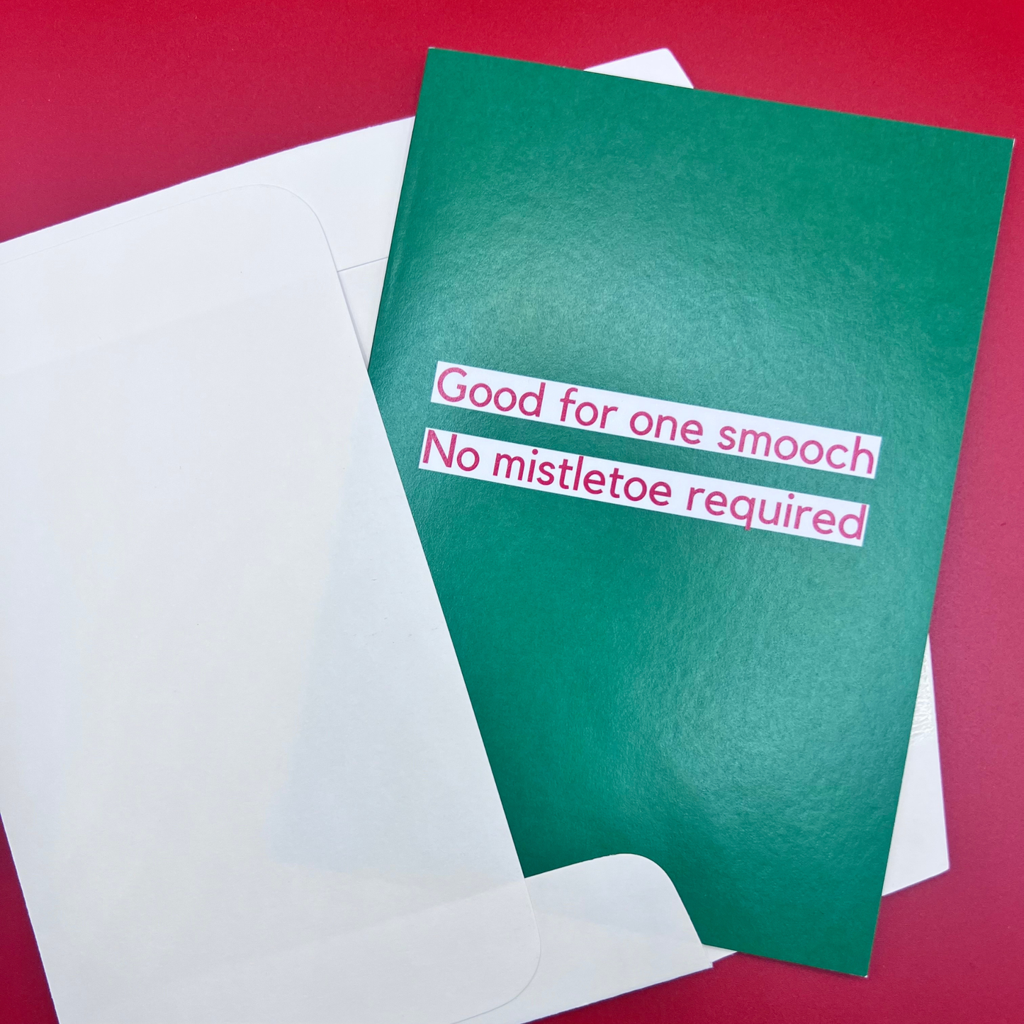 Good for one smooch - no mistletoe required