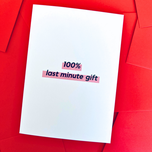 100% last minute gift